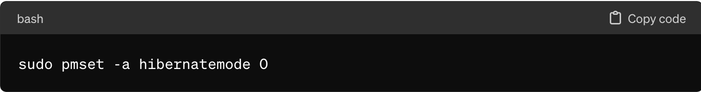 serviciyan hibernasi