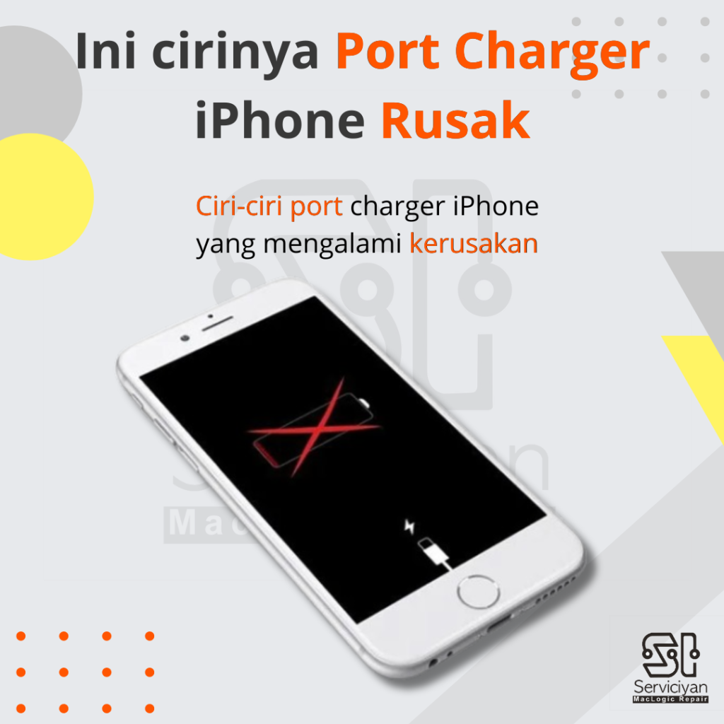 Ini cirinya Port Charger iPhone Rusak