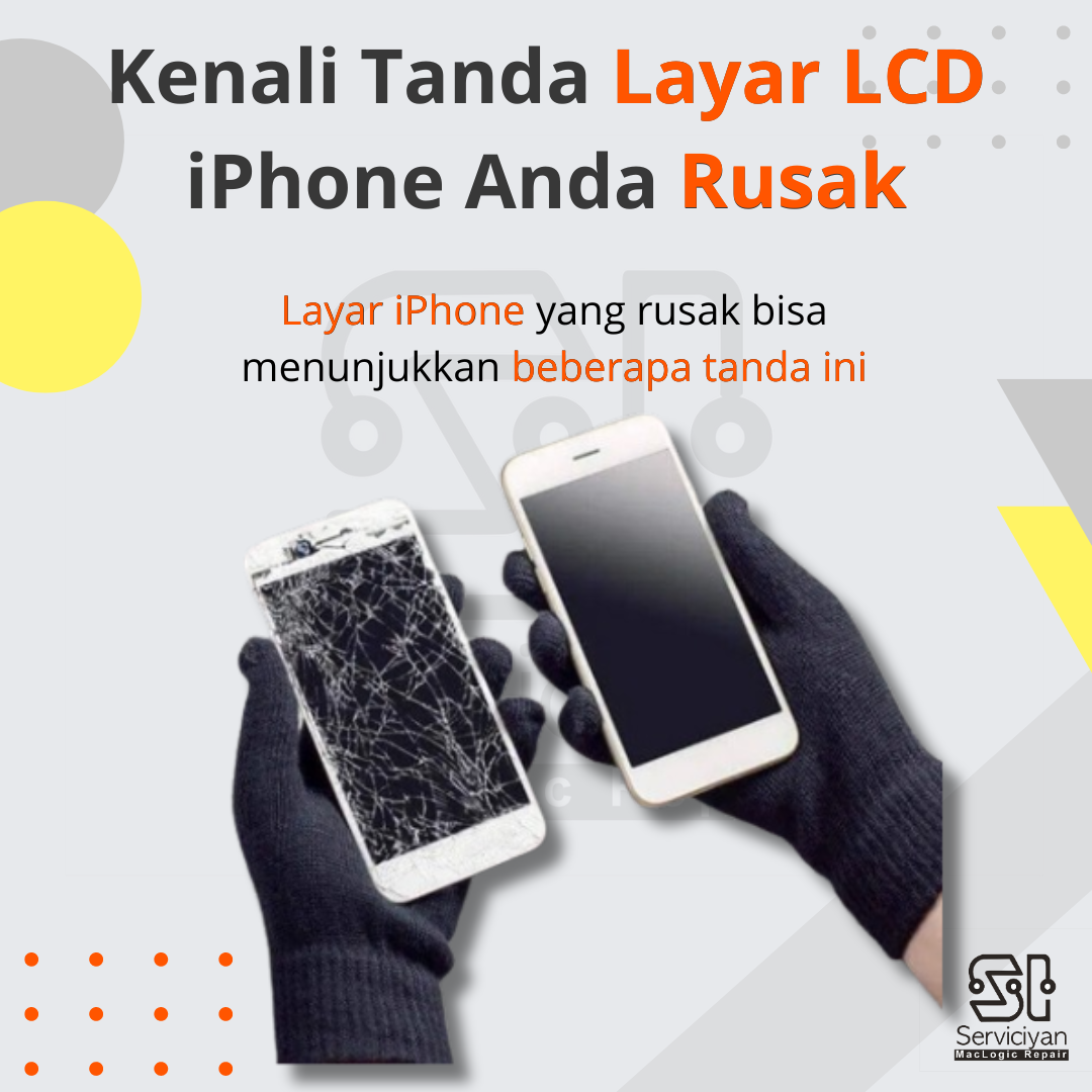 Kenali Tanda Layar LCD iPhone Anda Rusak