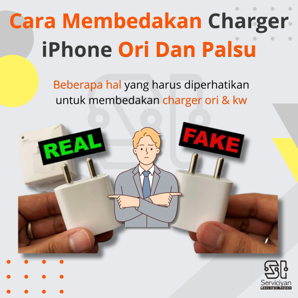 Cara Membedakan Charger iPhone Ori Dan Palsu