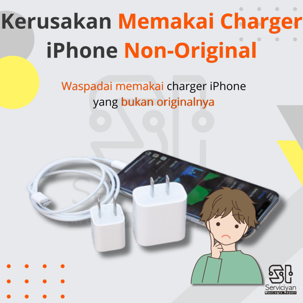 Kerusakan Memakai Charger iPhone Non-Original