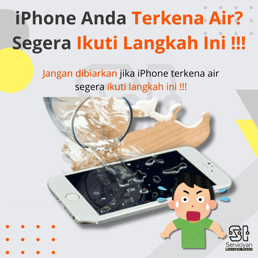 iPhone Anda Terkena Air? Segera Ikuti Langkah Ini !!!