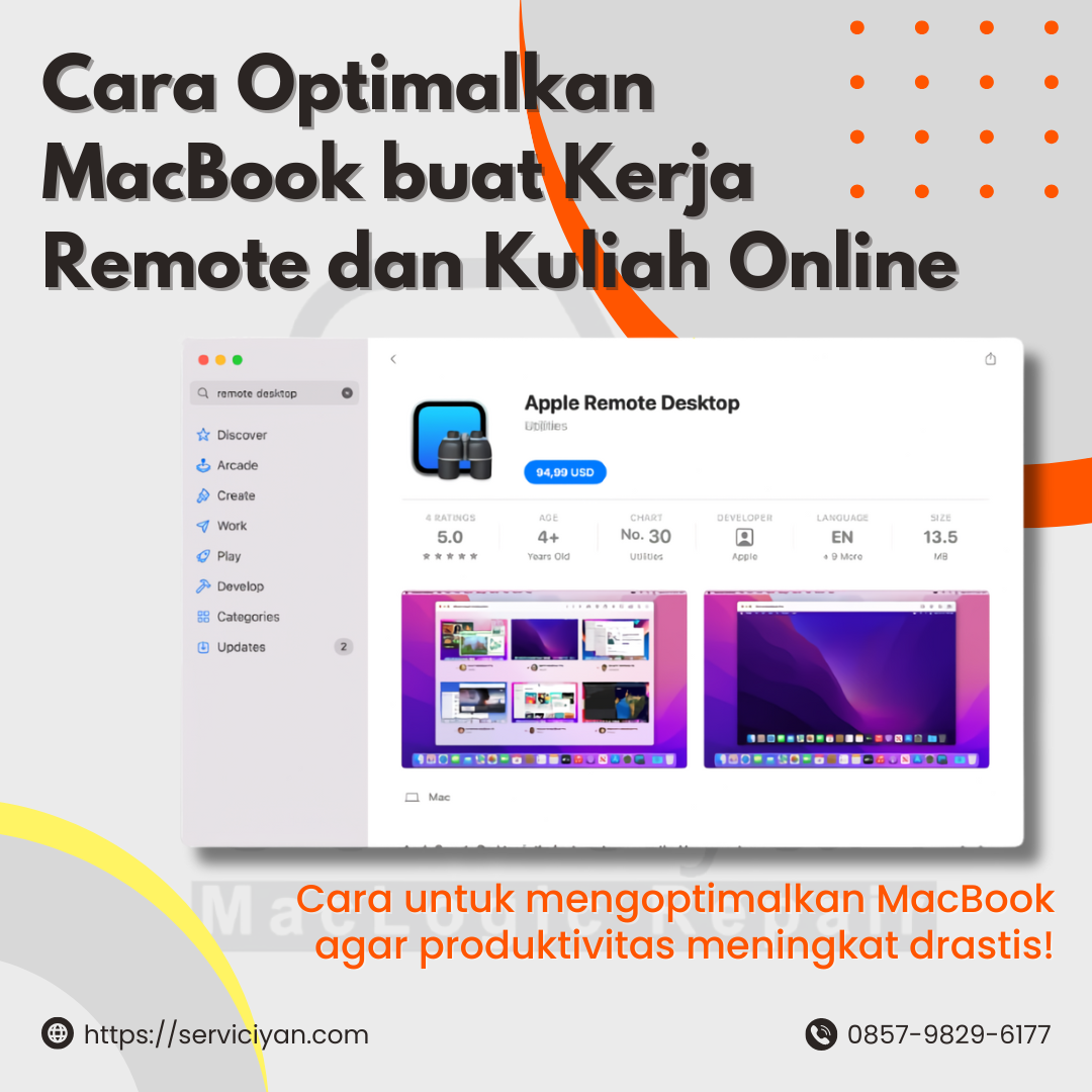 Cara Optimalkan MacBook buat Kerja Remote dan Kuliah Online